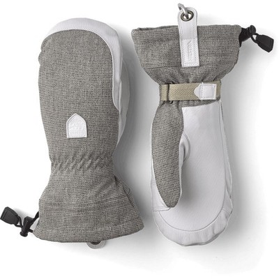 HESTRA Women's Patrol Gauntlet Mitt - 7.0 - Light Grey