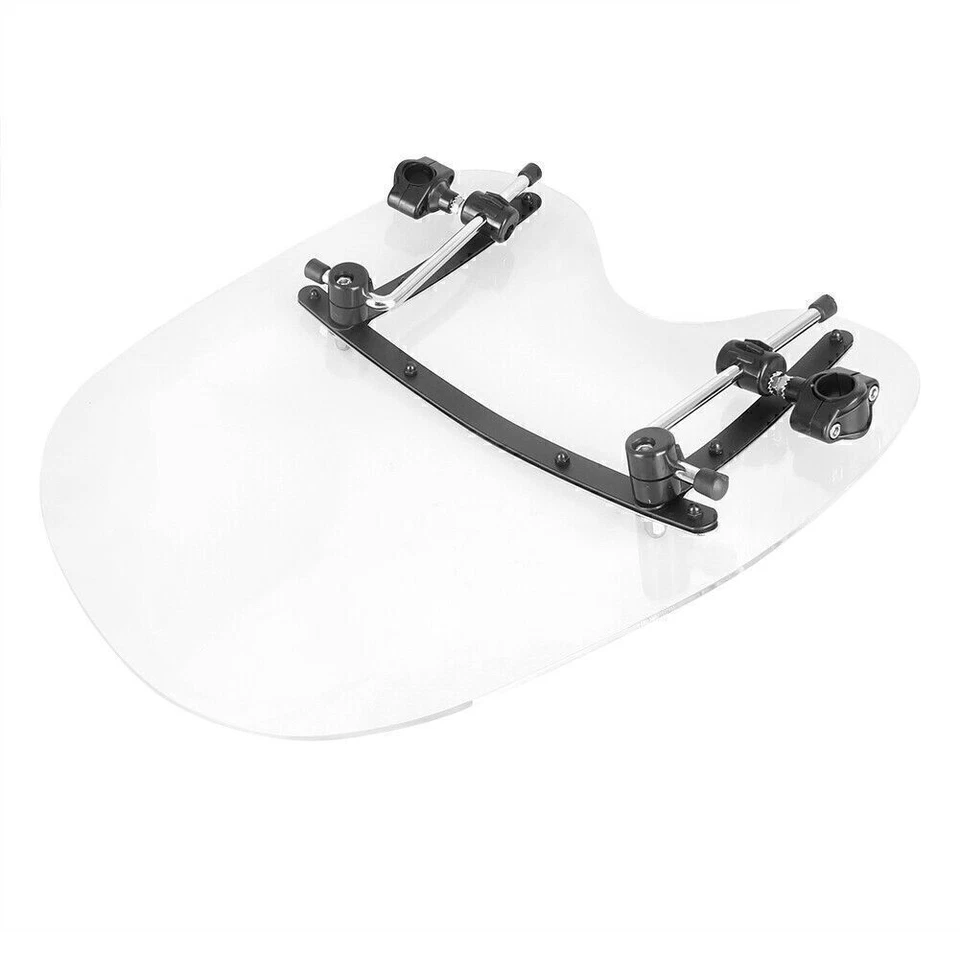 Protector de parabrisas delantero de motocicleta para Harley Dyna Fatboy Softail Foto 4 de 4