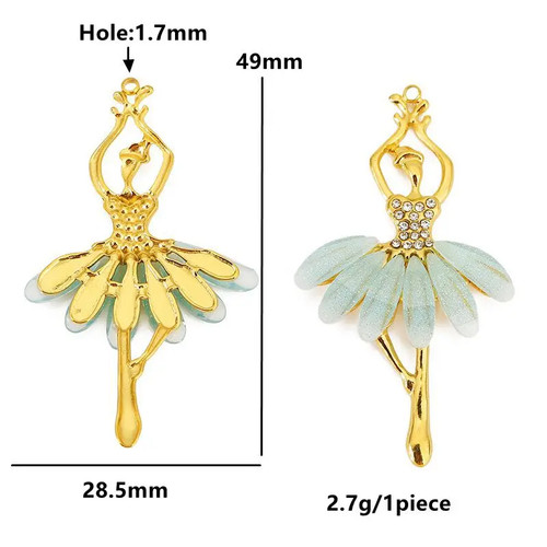 JakeSpecial – Stainless Steel Ballet Dragonfly Charms Set - Zdjęcie 10 z 18