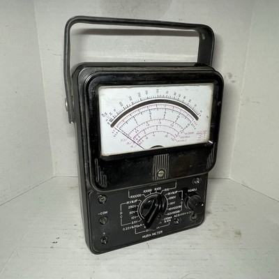 Vintage Mura Meter Volt Ohms Meter Multi Tester Radio Solid State Electronic