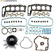 For 2002-2003 Dodge Ram 1500 4.7L Head Gasket Set Timing Cover Gasket Water Pump