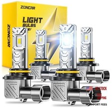 9005 9006 Fog Light Bulbs Combo 10x Brighter 120000lm 6500k White 90059006 4