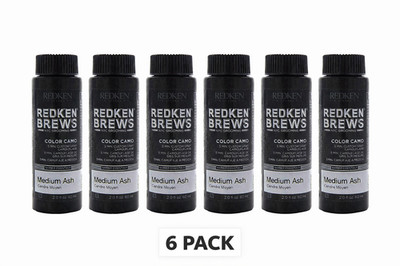 REDKEN Brews 6-Pack Medium Ash 5 Minute Color Camo For Men