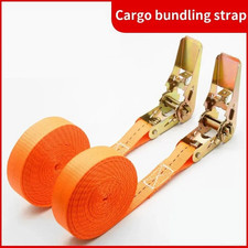 1pcs Heavy Duty Cargo Tie-down Strap With Metal Buckle Secure Car Truck Use
