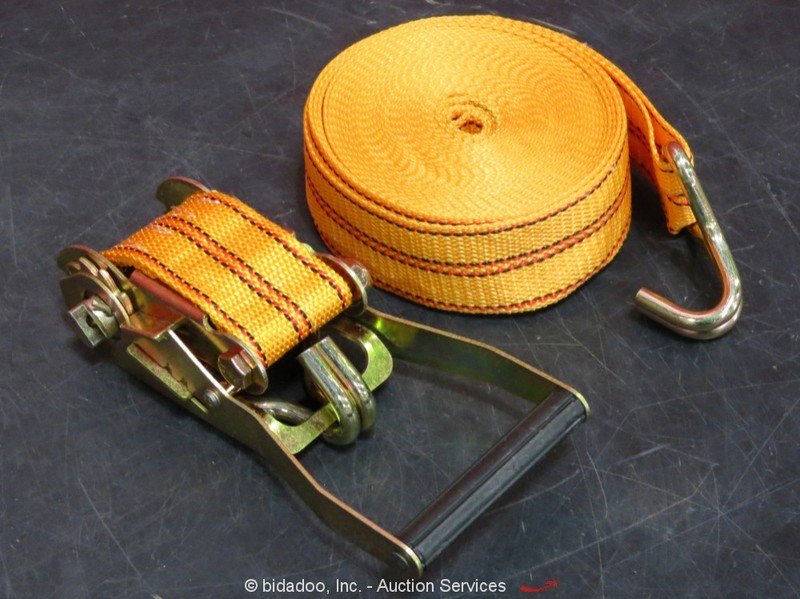Aboss Ratchet Straps Tie-Down Ratcheting Nylon Strap Lot of (8) bidadoo -New