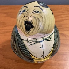 Bristol Ware 1979 Collectible Tin Roly Poly Singer 