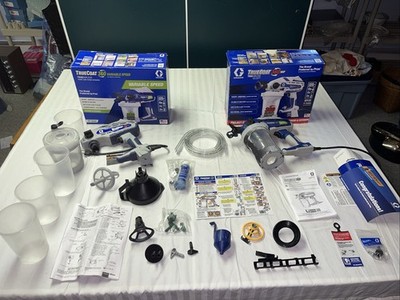 2 X Graco TrueCoat 360 VSP Handheld Paint Sprayers   Model (17D889) & (26D283)