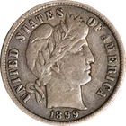 1899-P Barber Dime