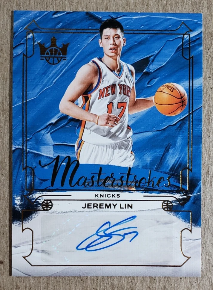 Jeremy Lin New York Knicks Basketball Autographed Sports Trading
