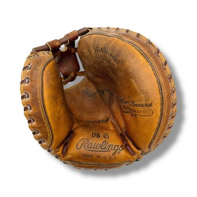 Rawlings Elston Howard Pro Model Catchers Mitt DB45 Baseball Glove 1960s Vintage