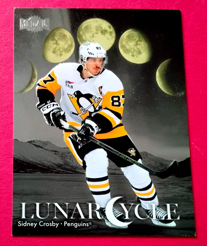 2025-26 SIDNEY CROSBY Lunar Cycle Pittsburgh Penguins LC-15 Metal Universe