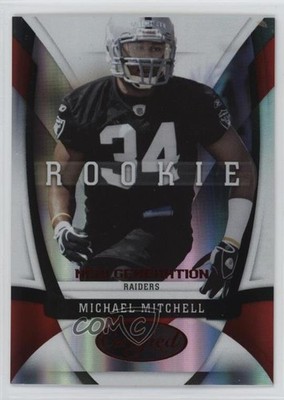 2009 Donruss Certified New Generation Mirror Red Mike Mitchell Rookie RC 1cx3
