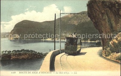 Strassenbahn Route de Nice Baie d Eze