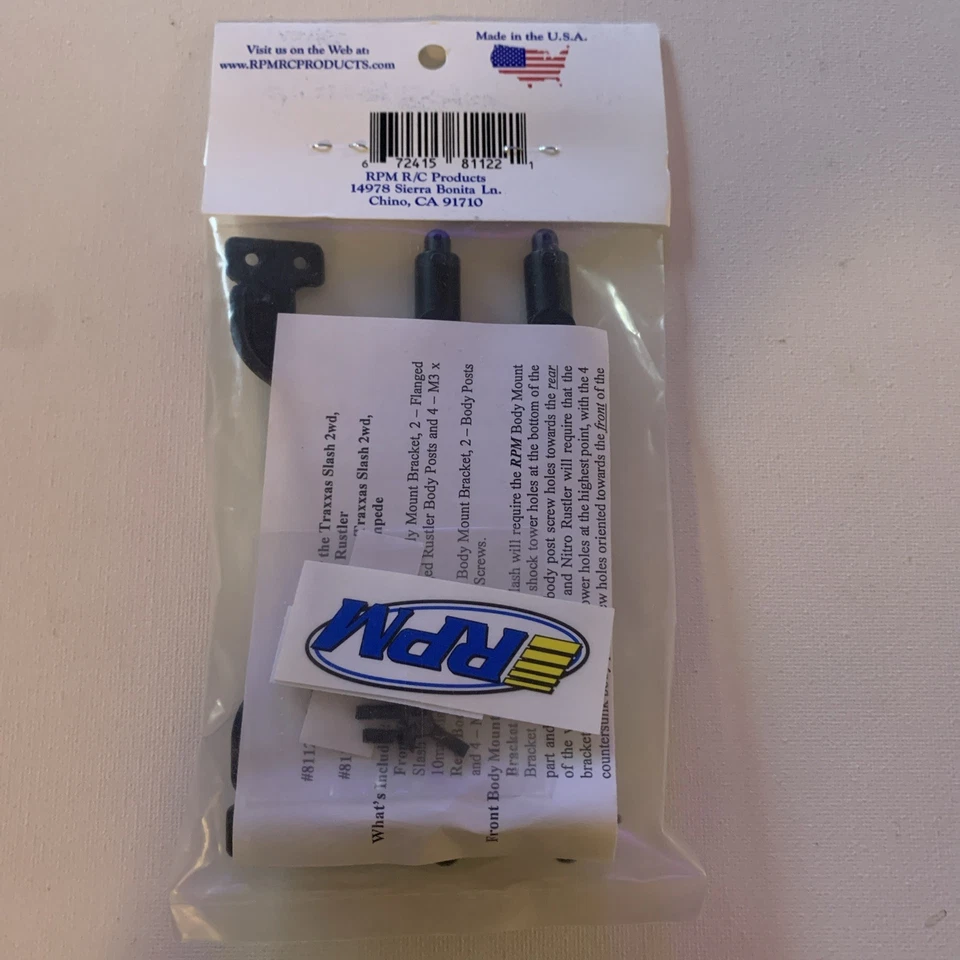 RPM Adjustable Front Body Mounts & Posts 81122 NEW - Image 3 of 3