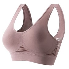 Women Padded Yoga Sports Bra Seamless Wireless  Bralette Bralet Vest Crop Tops