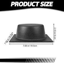 4 Pack 6.5" Acoustic Speaker Baffles round Foam Baffle Noise Reduction Car Home