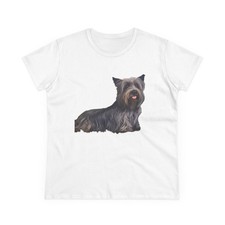 Skye Terrier Women's Midweight Cotton Tee