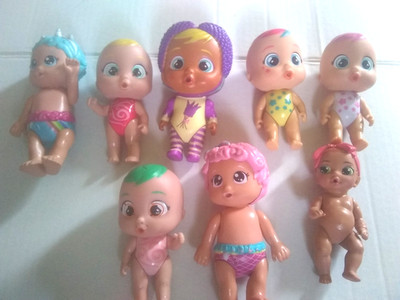 Cry Babies Magic Tears Dolls Lot of 8 Figures