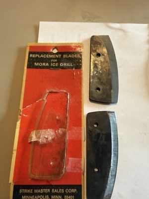 Replacement Blades For Mora Ice Drill. Strike master Sales, Mpls. MN.