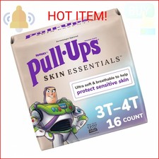 Pull-Ups Boys' Skin Essentials Potty Training Pants, Training Underwear, 3T-4T 