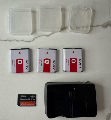 Sony CyberShot DSC-W100 Digital Camera Battery, Charger, & SD Card Tested! - Picture 3 of 8