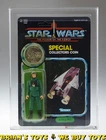 Vintage Kenner Star Wars Carded POTF 92 Back A-Wing Pilot Action Figure AFA 8...