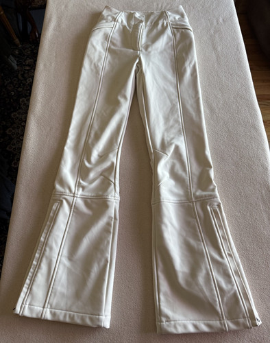 Halfdays Emma Softshell Pant Size XS Oatmilk Ski Pant Flared $325 MSRP