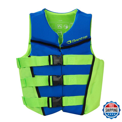 Owntop Youth Swim Vest 50-90 lbs - Neoprene Swim Jacket Adjustable Straps