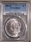 1883-O Morgan Silver Dollar PCGS MS 65