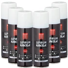 6 x 100ml CHALK SPRAY White Spray Chalk Marker Spray Washable Street Games