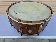 Tamburo vintage anni '30 Ludwig WFL militare USA 15" x 7" vedi foto - buone condizioni