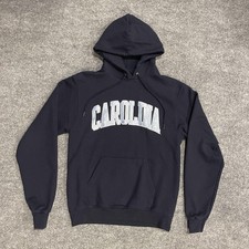 Champion UNC North Carolina Tar Heels Hoodie Small Blue Pullover Cotton