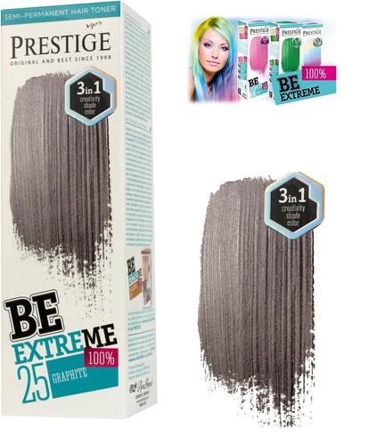 BeEXTREME Balsamo colorante semipermanente per capelli colore 25 Grafite - Imagen 2 de 17