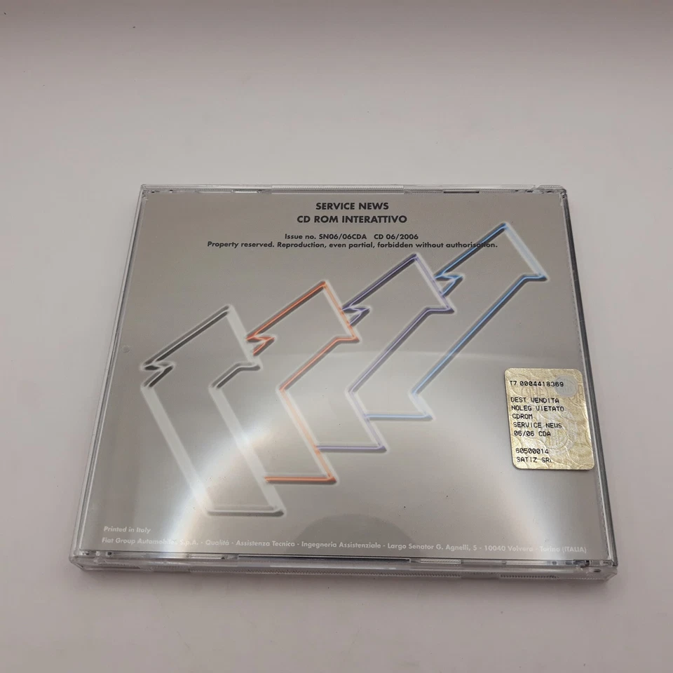 Manuale officina Service News Fiat veicoli commerciali Lancia Alfa Romeo CD 2006 - Immagine 2 di 4