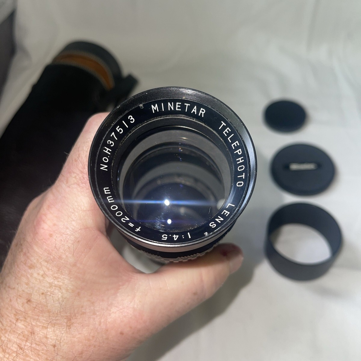 MINETAR 1:4.5 200mm TELEPHOTO LENS - M42 MOUNT - MADE BY TOKYO