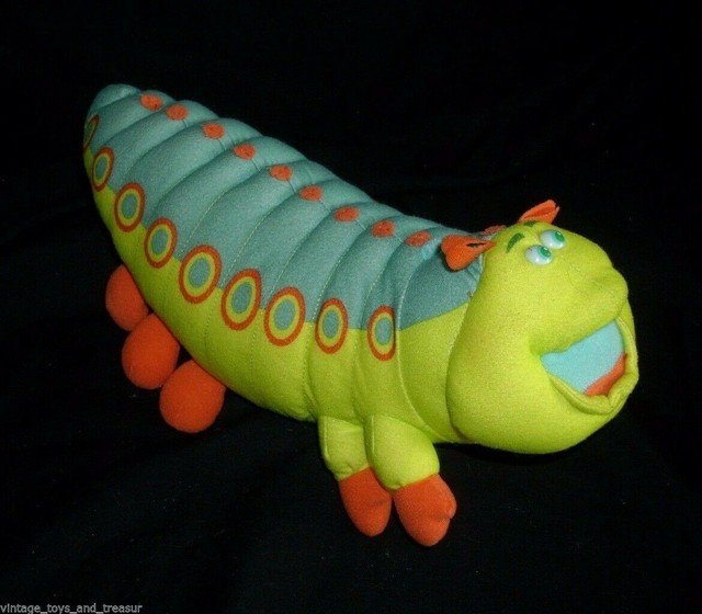 11" DISNEY MATTEL HEIMLICH A BUGS LIFE CATERPILLAR STUFFED ANIMAL PLUSH