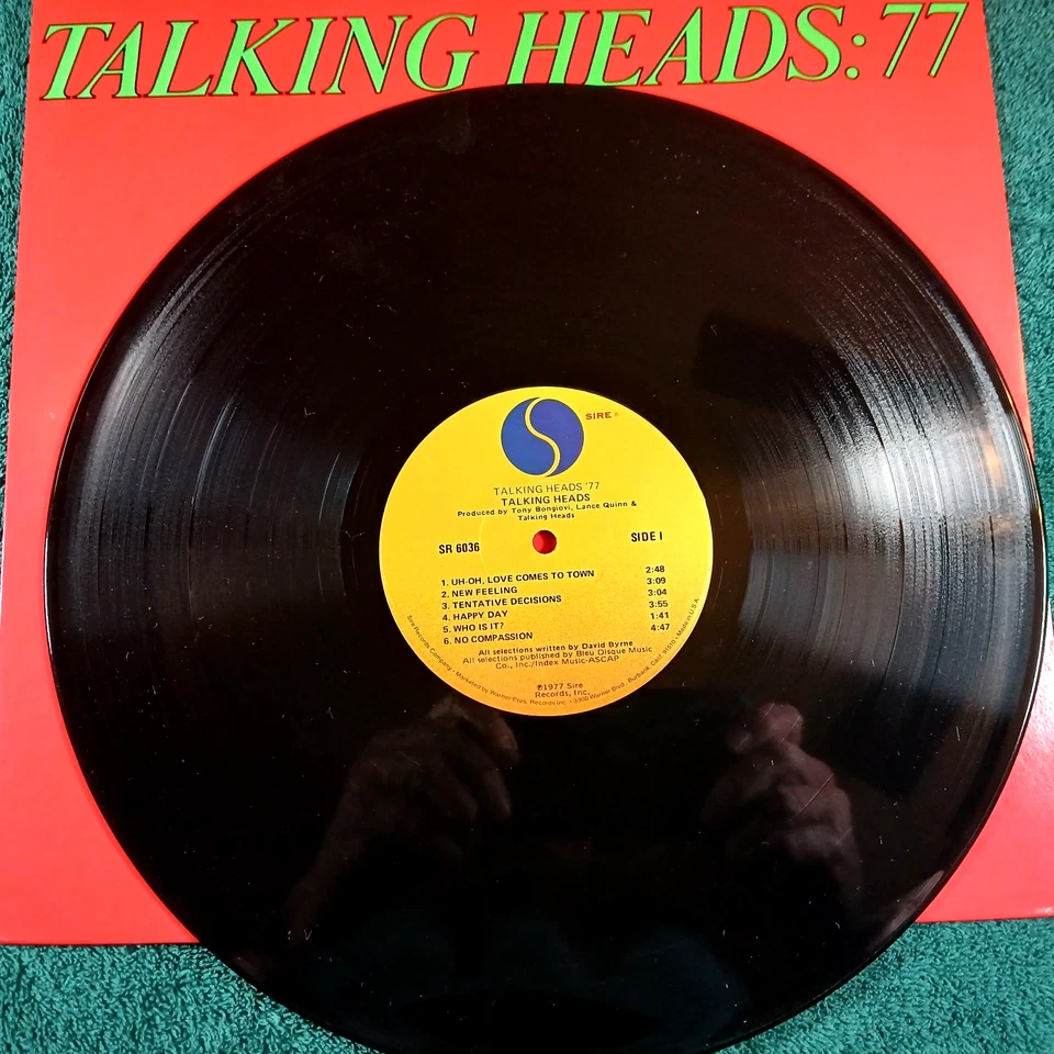 Talking Heads 77 Debut LP SIRE SR 6036 David Byrne Psycho Killer EX Vinyl Record - Image 3 of 4