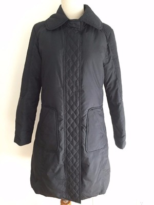 tahari long puffer coat