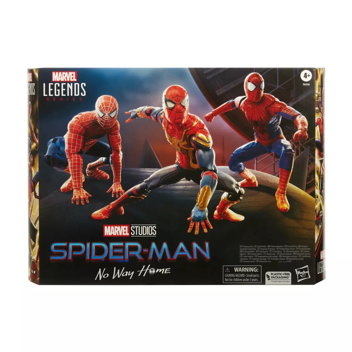 Marvel Legends Series Spider-Man No Way Home 3-Pack Action Figure