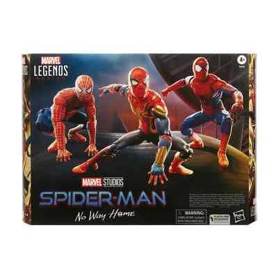 マーベルレジェンド　スパイダーマン3パック　Now Way Home Marvel Legends Series Spider-Man No Way Home 3-Pack Action