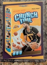 2020-21 Panini Donruss Anthony Davis Crunch Time Gold Press Proof