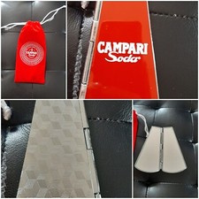 SPECCHIO SPECCHIETTO PUBBLICITARIO CAMPARI SODA MILANO NUOVO DA COLLEZIONE 