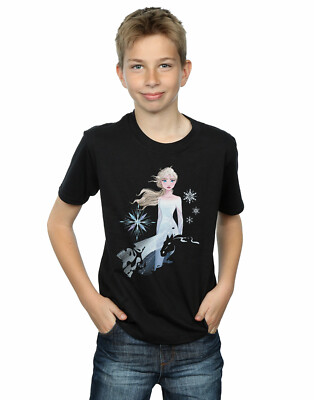 Disney Bambini e ragazzi Frozen Elsa Nokk Silhouette Maglietta