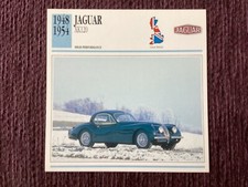 Jaguar XK120, 1948/54, High Performance Class Car, G.B.,Collectors Card