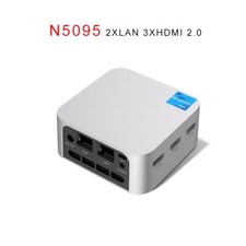 Mini PC Intel Celeron N5095 Quad Core 8GB RAM 256GB SSD 3xHDMI Wifi Windows 11