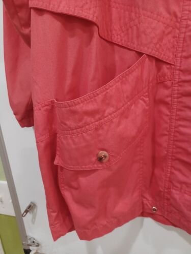 Catalina Wmn's XL Vtg Red Long Windbreaker Jacket - Picture 4 of 13