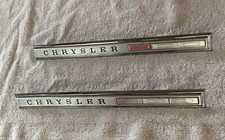 1965 Chrysler 300l Quarter Panel Nameplates Pair Emblem Mopar 2573544 2528446