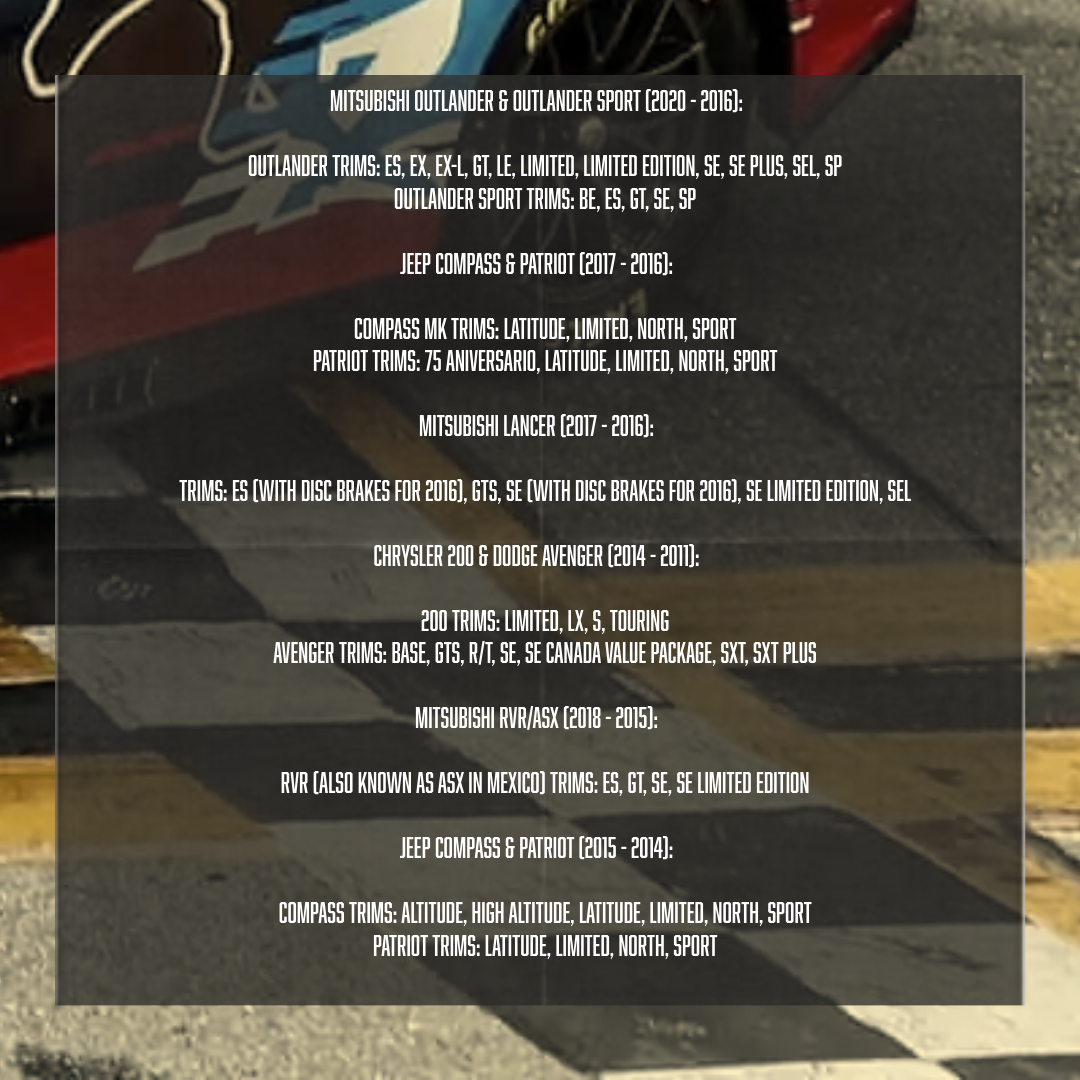 For 2017 Jeep Compass Brake Pads Front Replacement Centric Posi Quiet