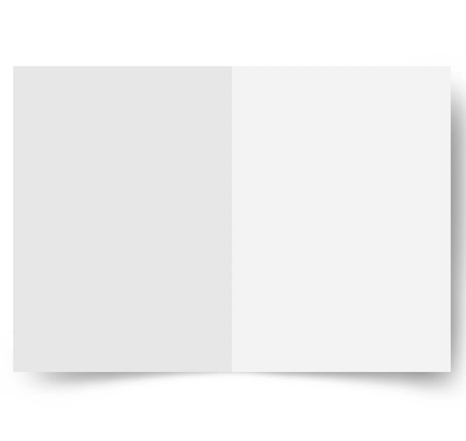 UK CARD CRAFTS 50 x A6 Greeting Card Blank Inserts For Wedding Invites, Card Making. White 100g