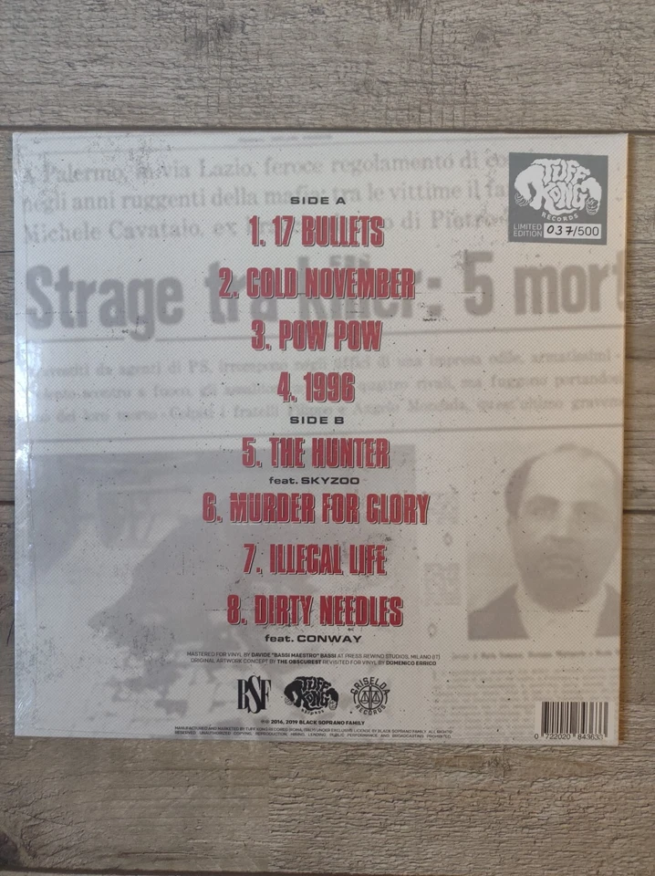 Benny The Butcher - 17 Bullets LP Vinyl LP Neu Limited Numbered Versiegelt - Bild 2 von 2